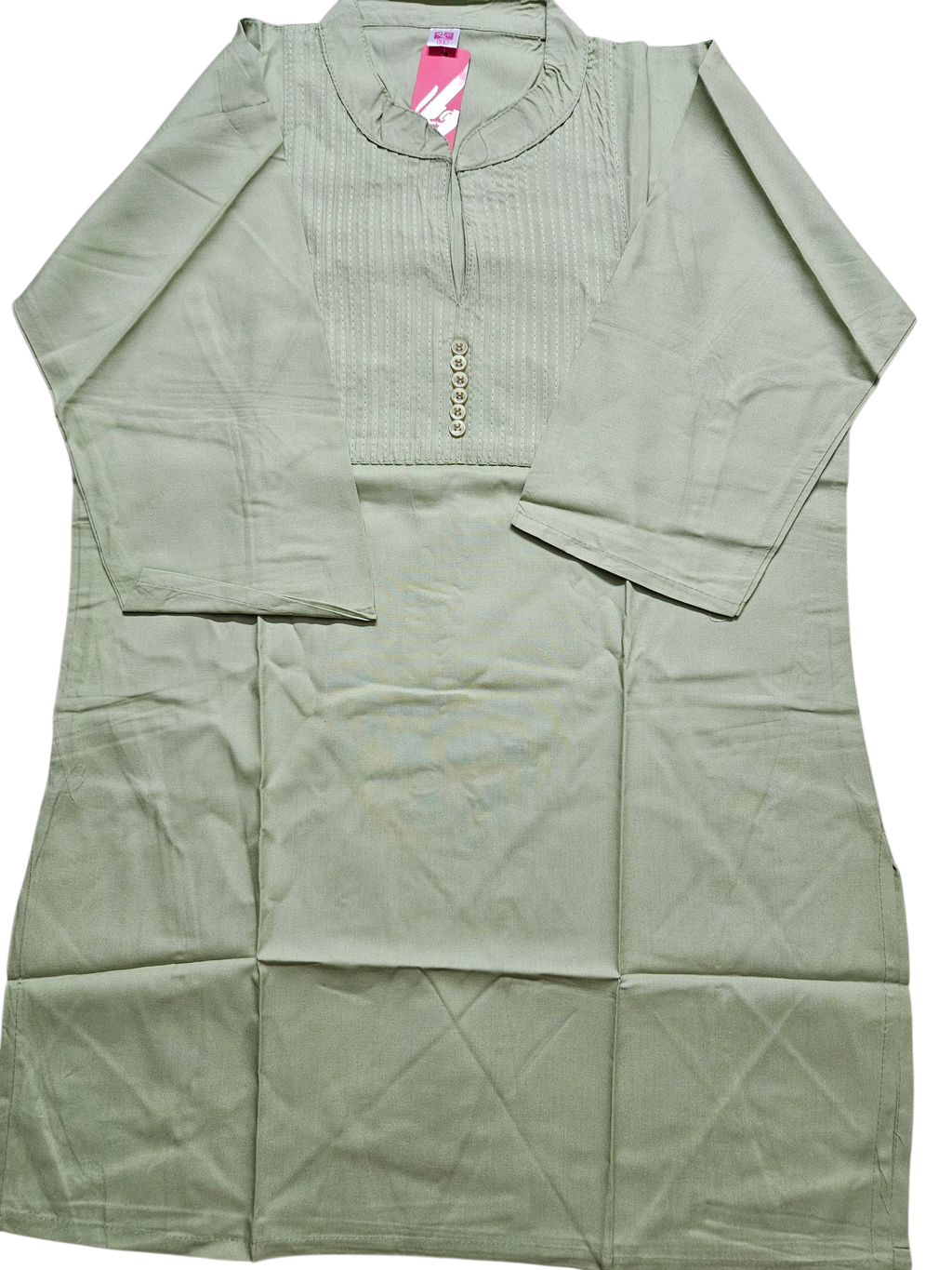 Chic Pleated soft Cotton Kurta-tunic