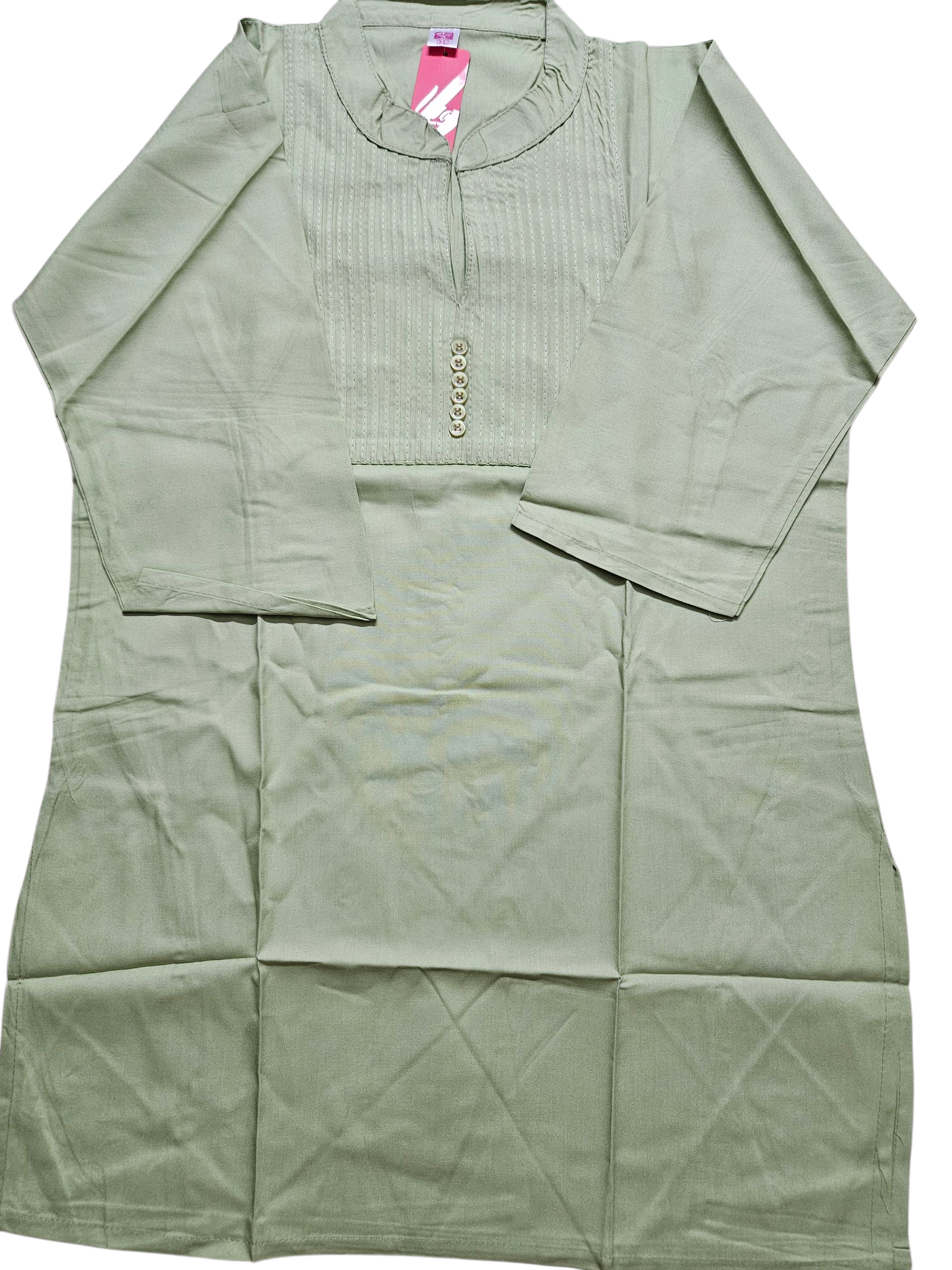 Chic Pleated soft Cotton Kurta-tunic